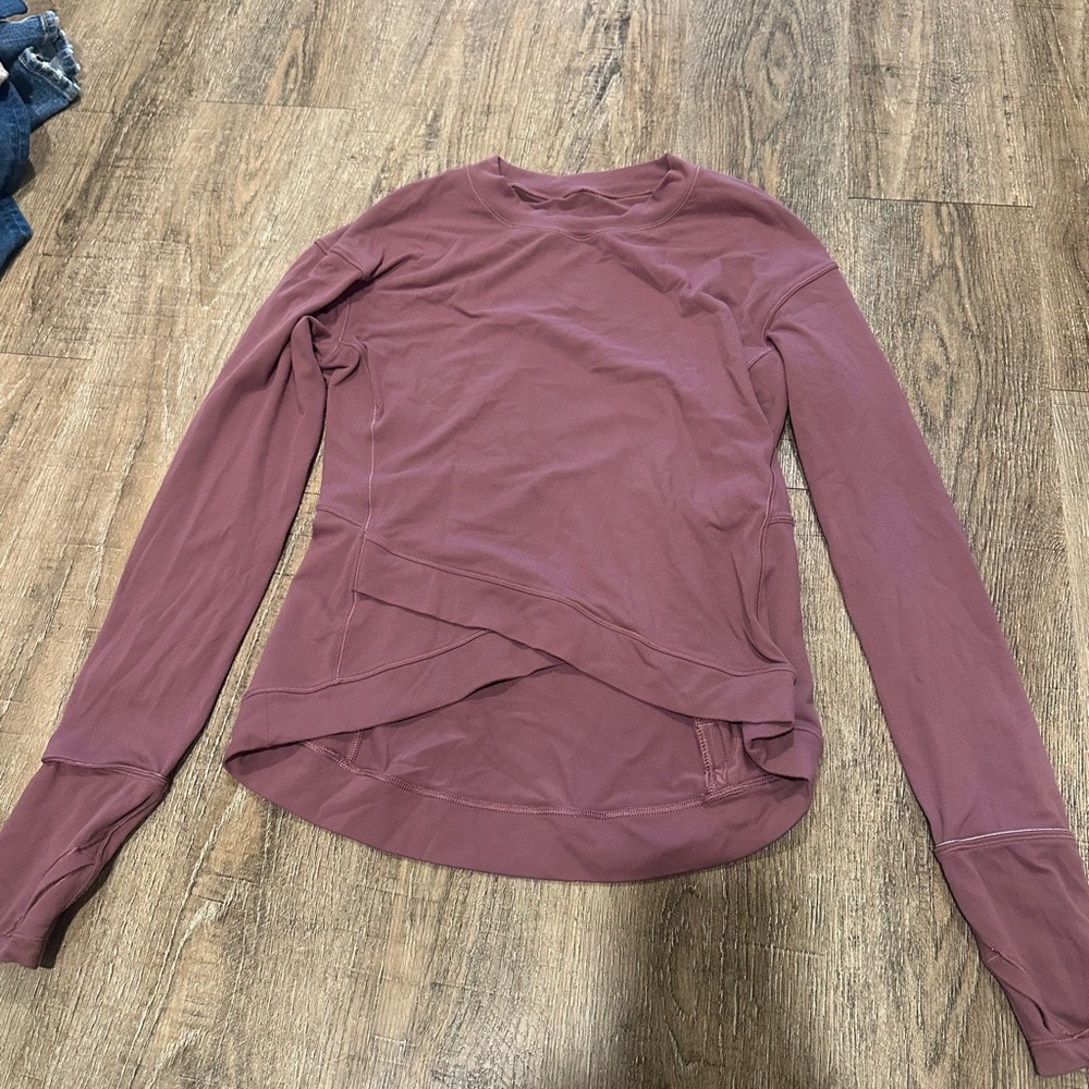 lululemon athletica Dusty Rose Long Sleeve Tee